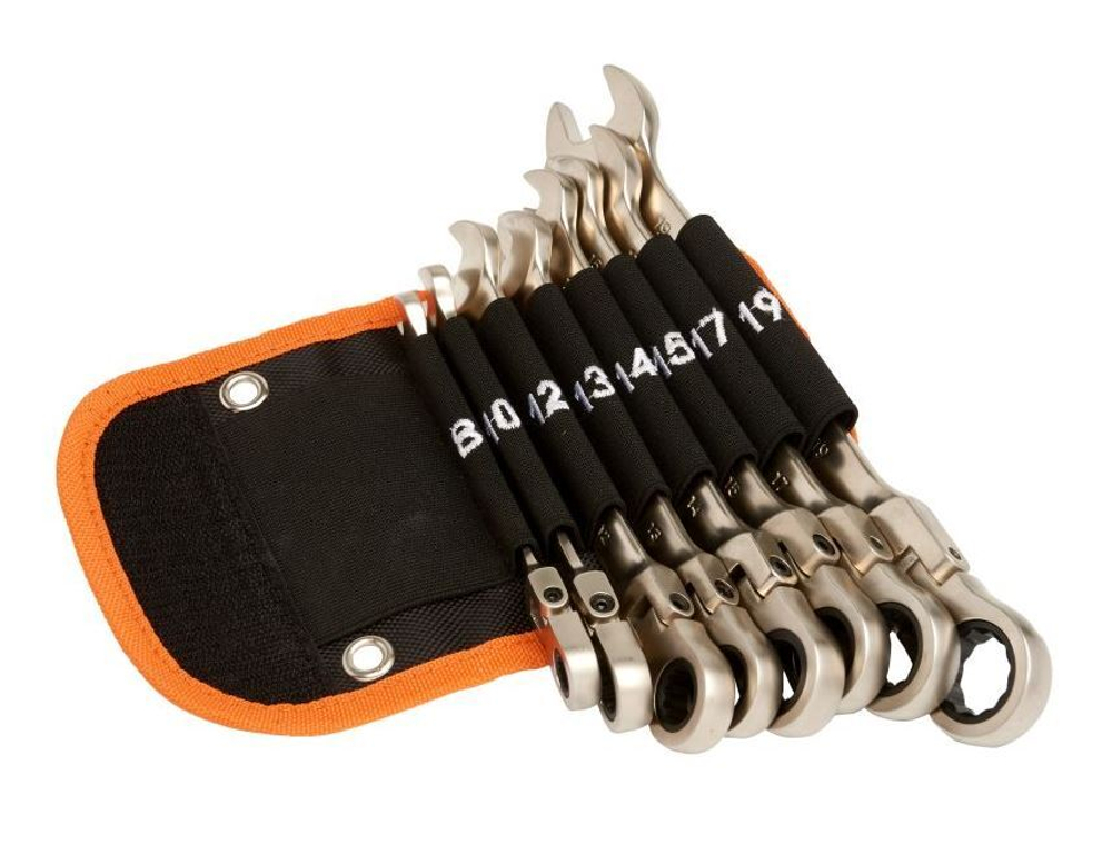 Набор инструментов MaxPiler ( 8 предметов, CrV, ключи с трещоткой, сумка оксфорд)