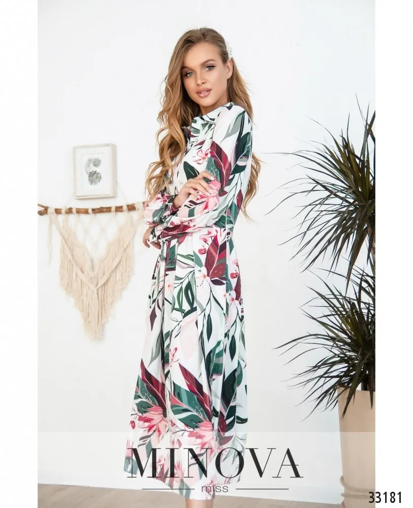 Платье 3120-молочный Minova