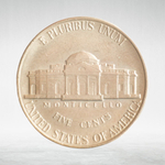 USA, 5 Cents, 1990 - Jefferson Nickel (First Portrait) (P), VF