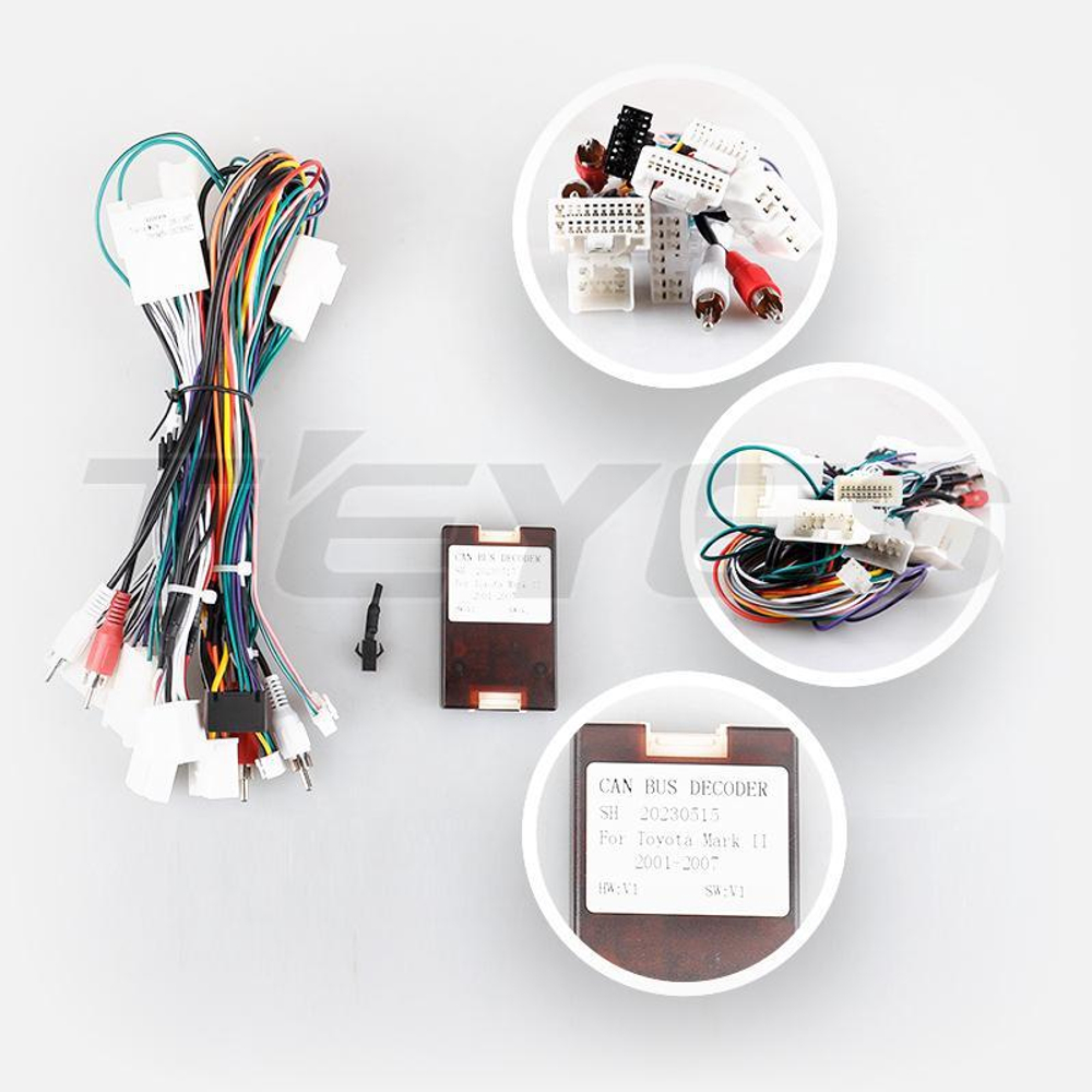 Магнитола для Toyota Mark II 110 2000-2004 (наверх, климат на ШГУ) - Teyes CC3L монитор 9" IPS на Android 10, 8-ядер, CarPlay, 4G SIM-слот