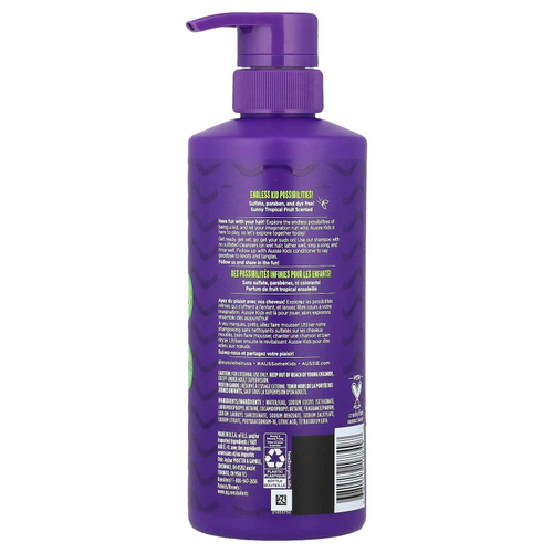 Aussie, Kids, увлажняющий шампунь, солнечные тропические фрукты, 475 мл (16 жидк. унц.)