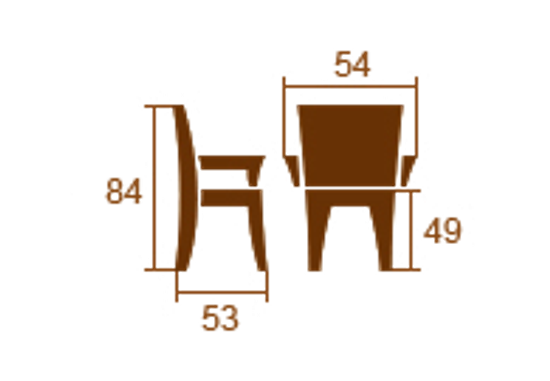 Кресло Соло (дуб/тон 344/жесткое сиденье)