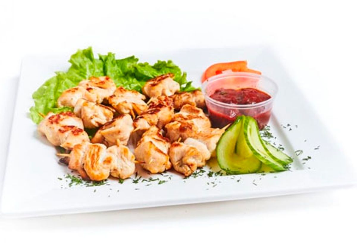 Шашлык из куриной грудки замороженный, 1кг
