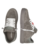 Кожаные кроссовки OFF-WHITE - серый(OMIA293F 24LEA002)