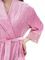Халат женский велюровый с кружевом 0383/1  NUSA