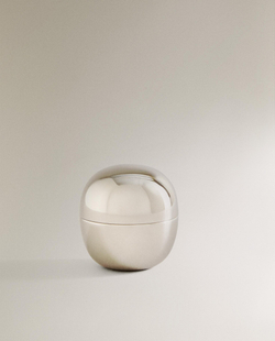 Zara Home Коробка для хранения из нержавеющей стали, цвет серебристый, 5 см