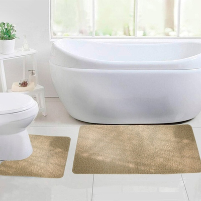 Коврик 2шт 50*80см/50*40см, полиэстер/резина, BZ-BL258