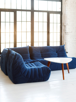 Диван Маршмеллоу Серый 2 секции