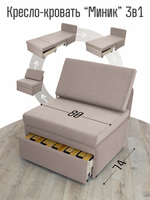 Кресло-кровать "Миник" 80 см