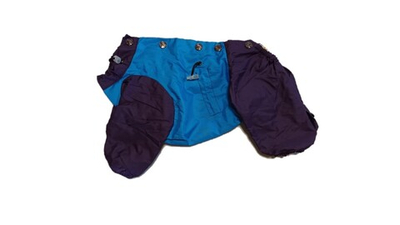 Комбинезон,  утепленный байкой 19 мальчик (обхват груди 34 - 39) темно голубой - темно фиолетовый