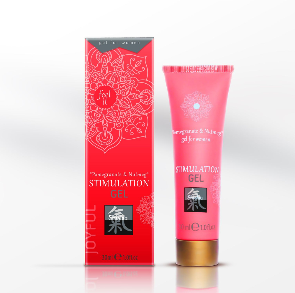 Shiatsu Stimulation Gel Pomegranate & Nutmeg - Стимулирующий гель, 30 мл