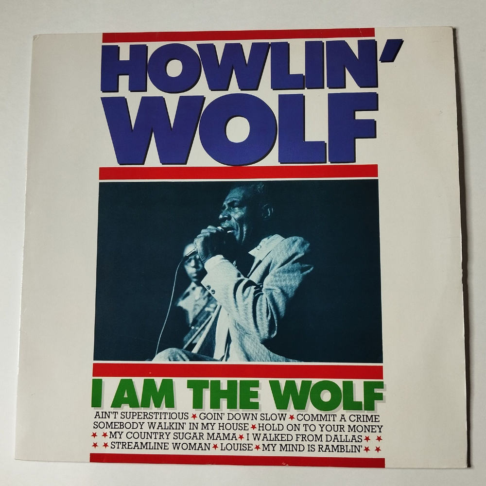 Винтажная виниловая пластинка LP Howlin Wolf I Am The Wolf (France 1988)