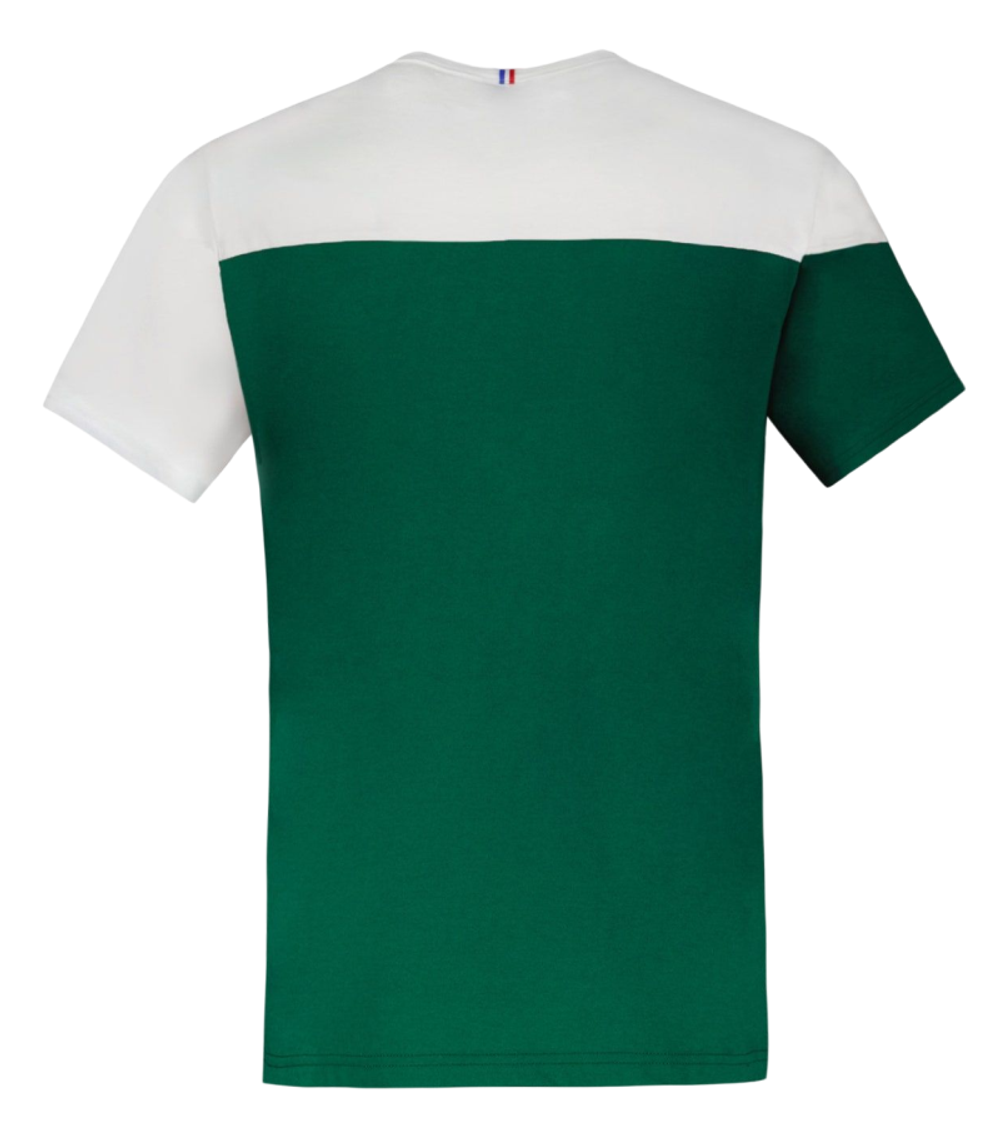 Мужская теннисная футболка Le Coq Sportif BAT Tee Short Sleeve N°3 SS23 - vert foncé camuset