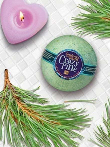 Бомбочка для ванн CRAZY PINE (сосна)