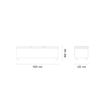 Банкетка ENZA HOME NETHA EH21974