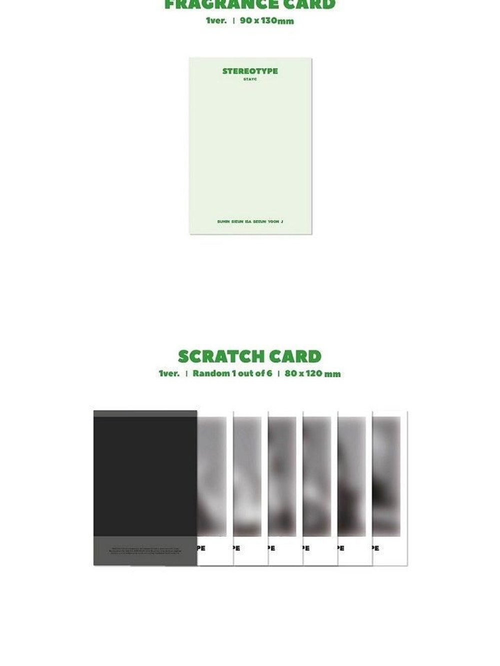 Альбом STAYC - STEREOTYPE 1st Mini Album 2 Version SET