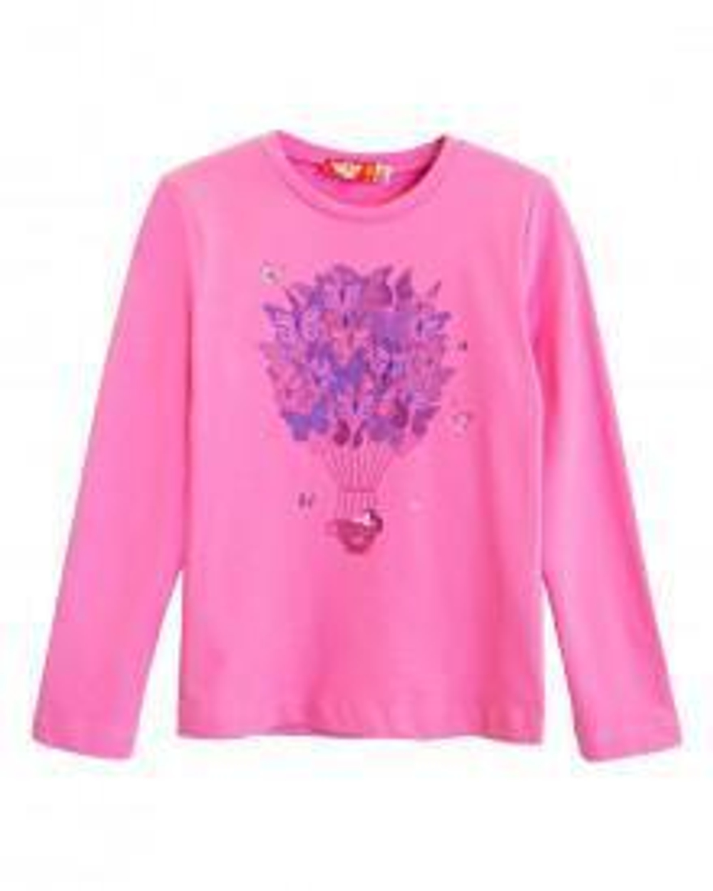 Лонгслив для девочки р.128 розовый 61194