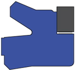 A108-045 PU U-образное поршневое уплотнение 45-30-11