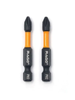 Биты торсионные IMPACT S2 PH2 x 50 мм 2 шт RAGE by VIRA