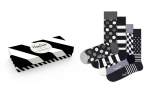 Подарочный набор носков 4-Pack Classic Black & White Socks Gift Set (Размер: 29) (Цвет: черный с белым)