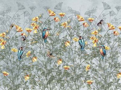 Дизайнерские обои Wall Street Botanica