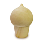 Пирожное 80*d55мм, деревянная заготовка