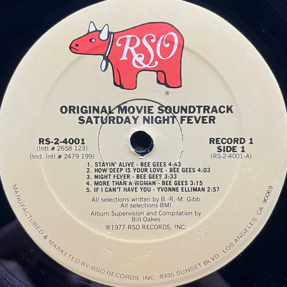 Saturday Night Fever - The Original Movie Sound Track 2LP (США 1977г.)