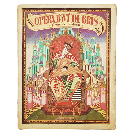 Opera Prive de Paris. Premiere saison. [1928].