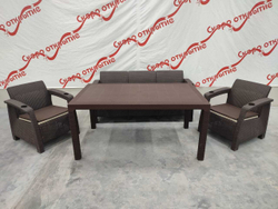 Комплект уличной мебели под искусственный ротанг Yalta Maxi Triple Set