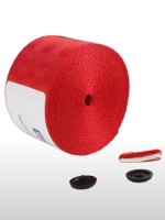 Ремень безопасности красный 3,6 м