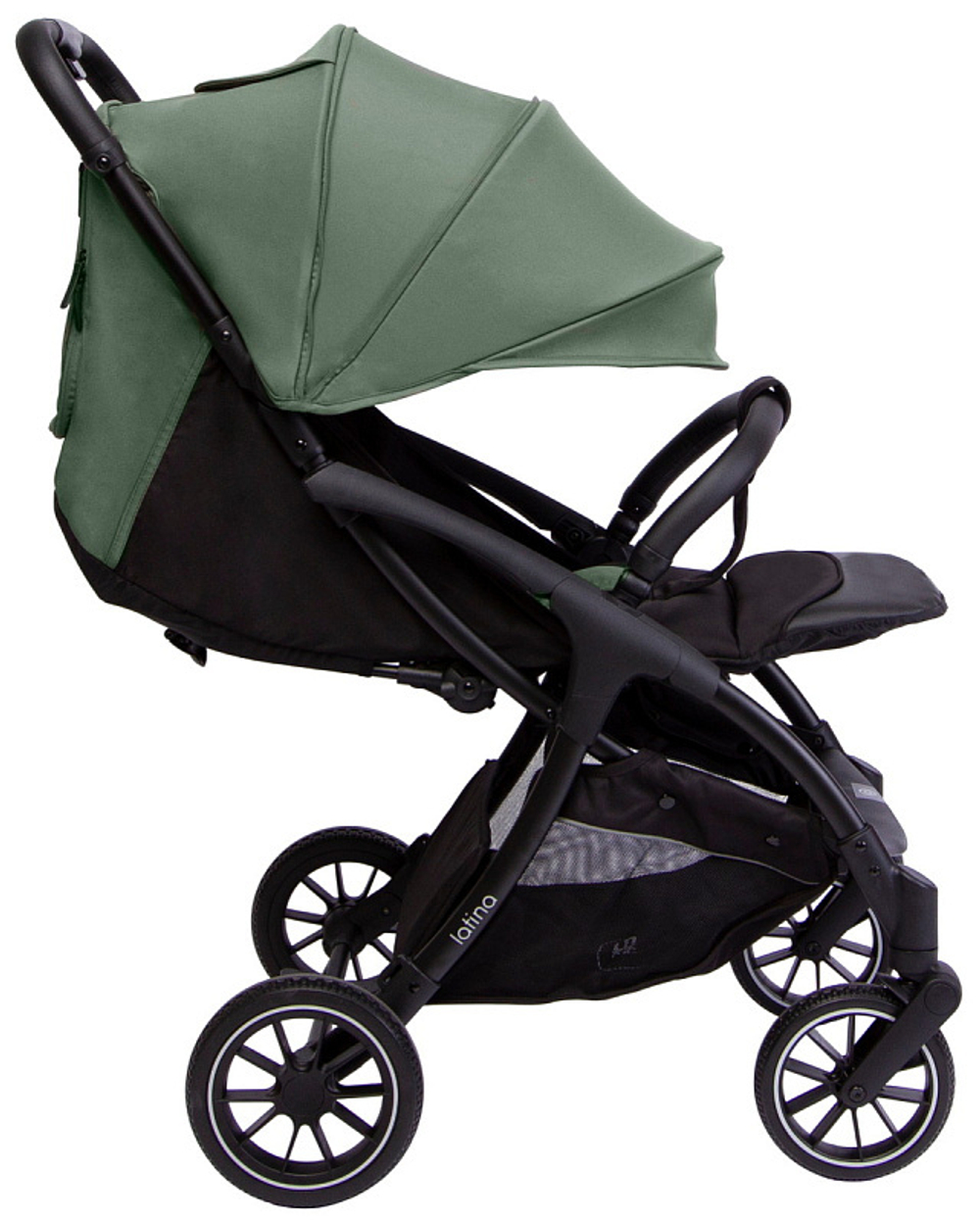 Детская прогулочная коляска Peppy Latina forest green зеленая