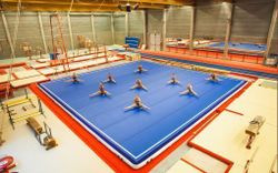 Большой Акробатический надувной ковер для спортивной гимнастики