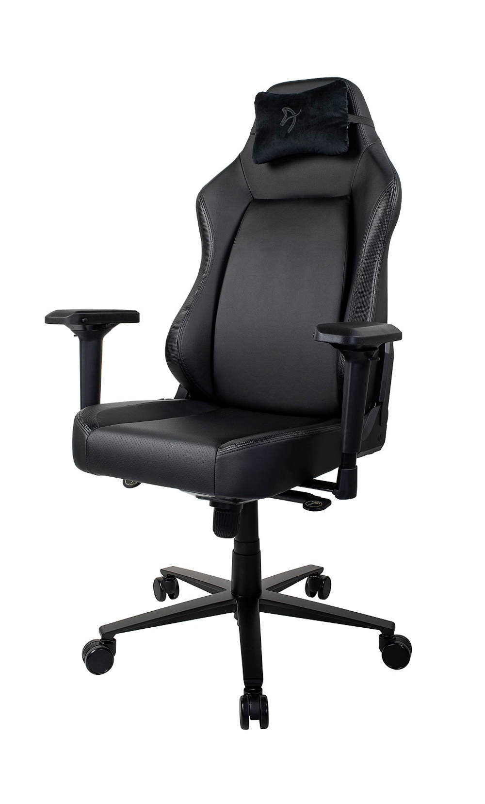 Компьютерное кресло (для геймеров) Arozzi Primo PU - Black - Black logo
