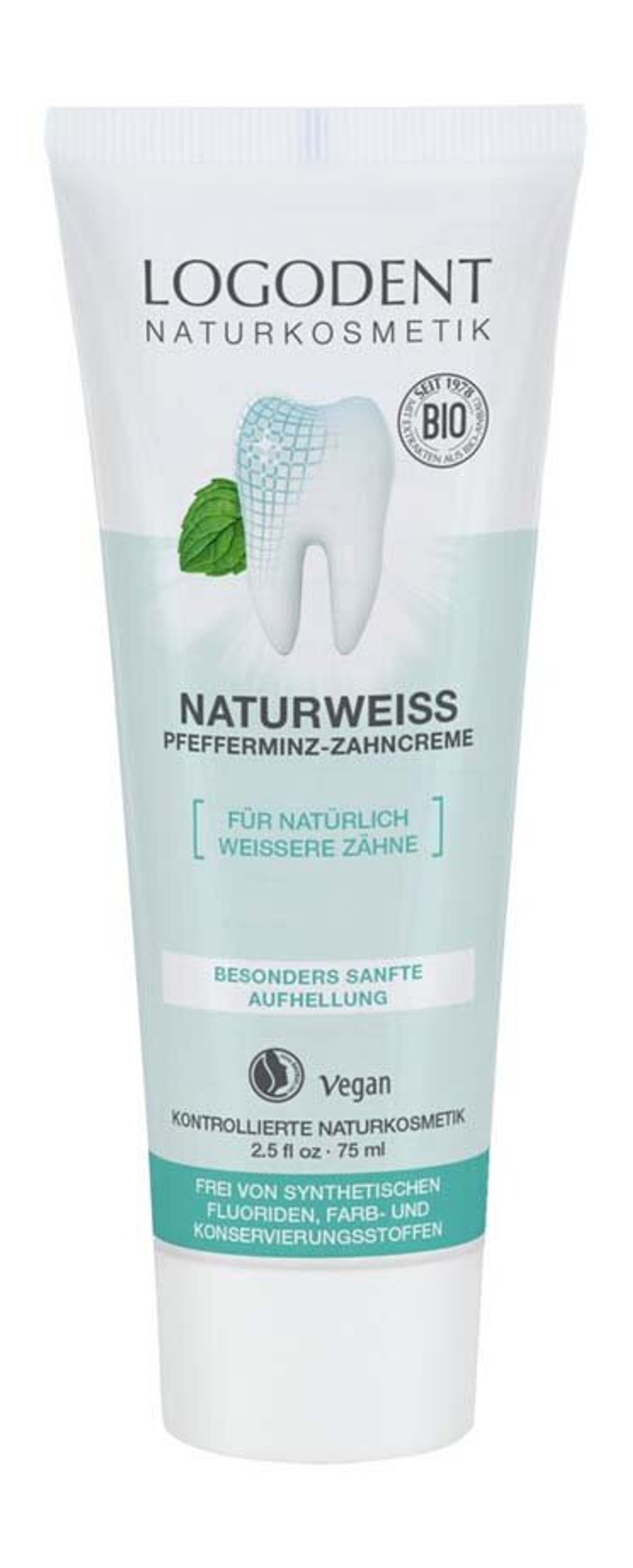 Зубная паста Logodent Natural White, 75 мл