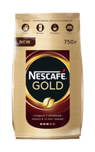 Кофе растворимый Nescafe Gold, пакет, 750 г, 3 шт