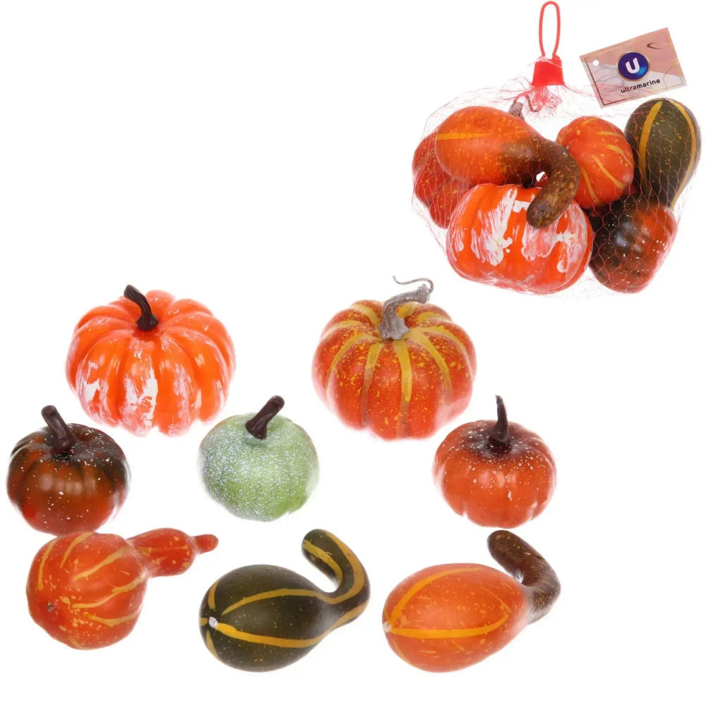 Муляж «Тыковки» 7 шт в сетке