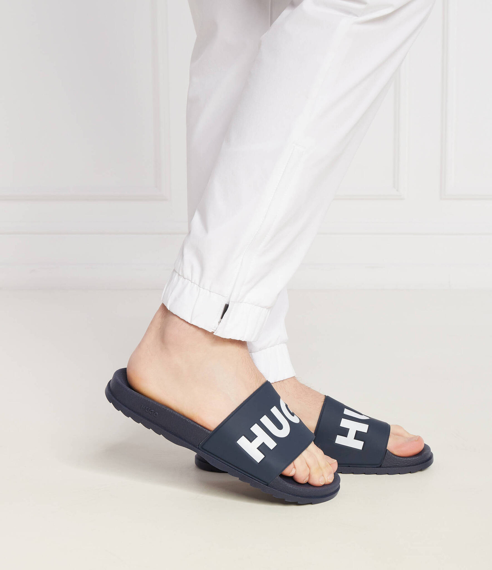 Шлепанцы Match_it_Slid_rblg_N HUGO - темно-синий(50498352)