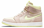 Кроссовки Jordan Air Jordan 1 High Zoom Air Cmft "Lemon Twist" (Женская размерная сетка)