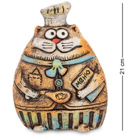 KK- 89 Фигурка «Кот-повар» шамот