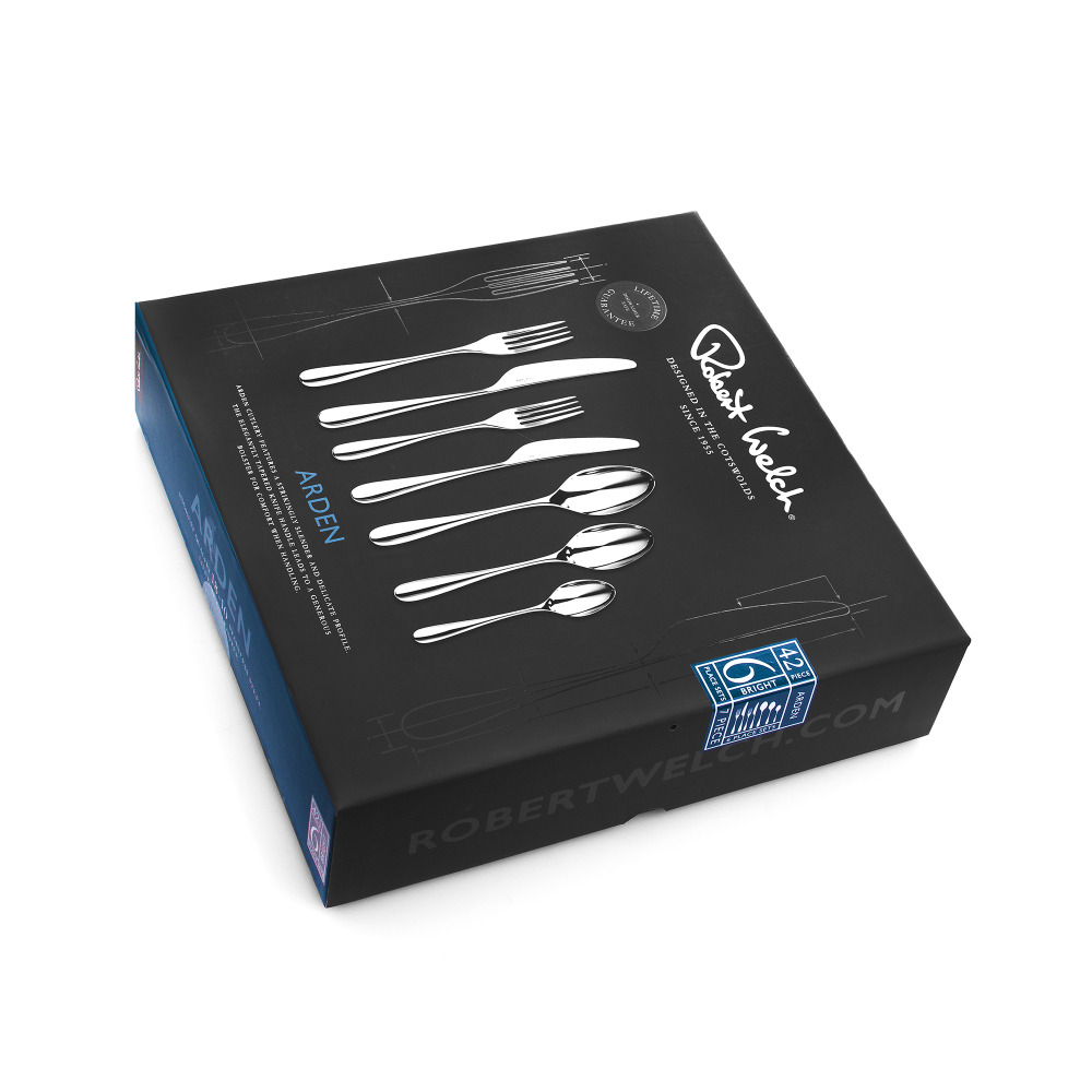 Набор столовых приборов на 6 персон 42 предмета Robert Welch Arden коробка