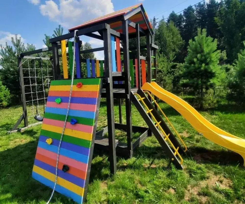 Детская площадка Савушка 4 (BLACK EDITION)