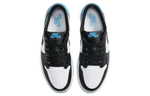 Кроссовки Jordan Air Jordan 1 Og "Black Blue Toe" (Женская размерная сетка)