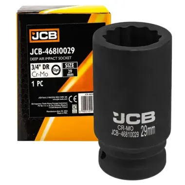 Головка ударная глубокая 3/4'', 29мм (12гр.) JCB JCB-46810029