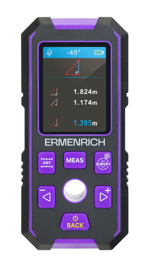 Детектор скрытой проводки Ermenrich Ping SM90, фиолетовый