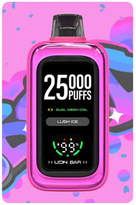 UDN BAR 25000 Lush ice - арбуз-лёд 25000 затяжек 20мг (2%)