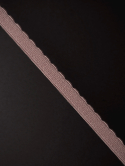 Резинка бельевая ажурная пудровая ширина 8 мм с учётом фестона Lauma (Латвия)