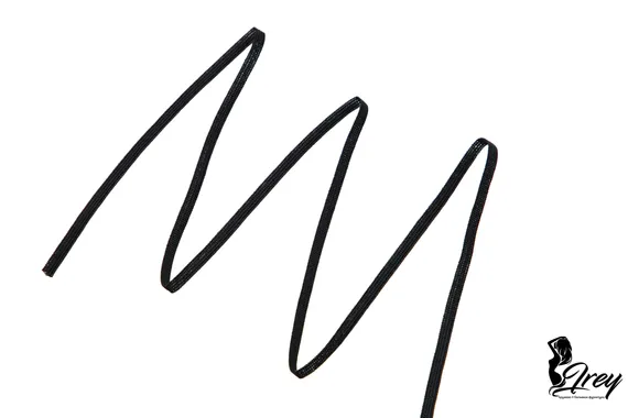 170 K-195/4 ОПТ Тесьма эластичная Lauma Fabrics, 4 мм, черный 170