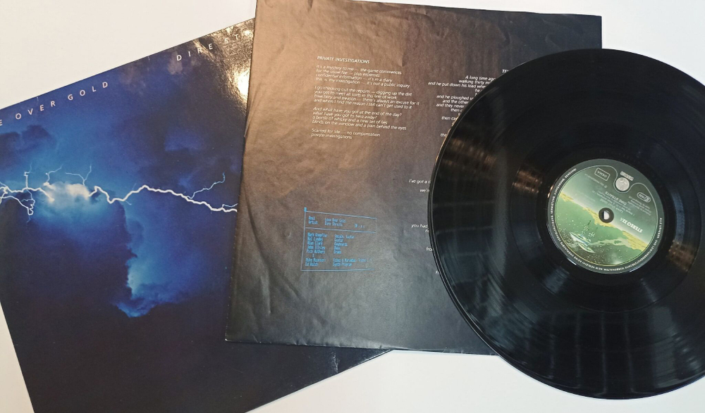 Винтажная виниловая пластинка LP Dire Straits Love Over Gold (Germany 1982)