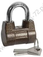 ЗУБР 60 мм, облегченный дисковый механизм секрета, навесной замок (3720-4)