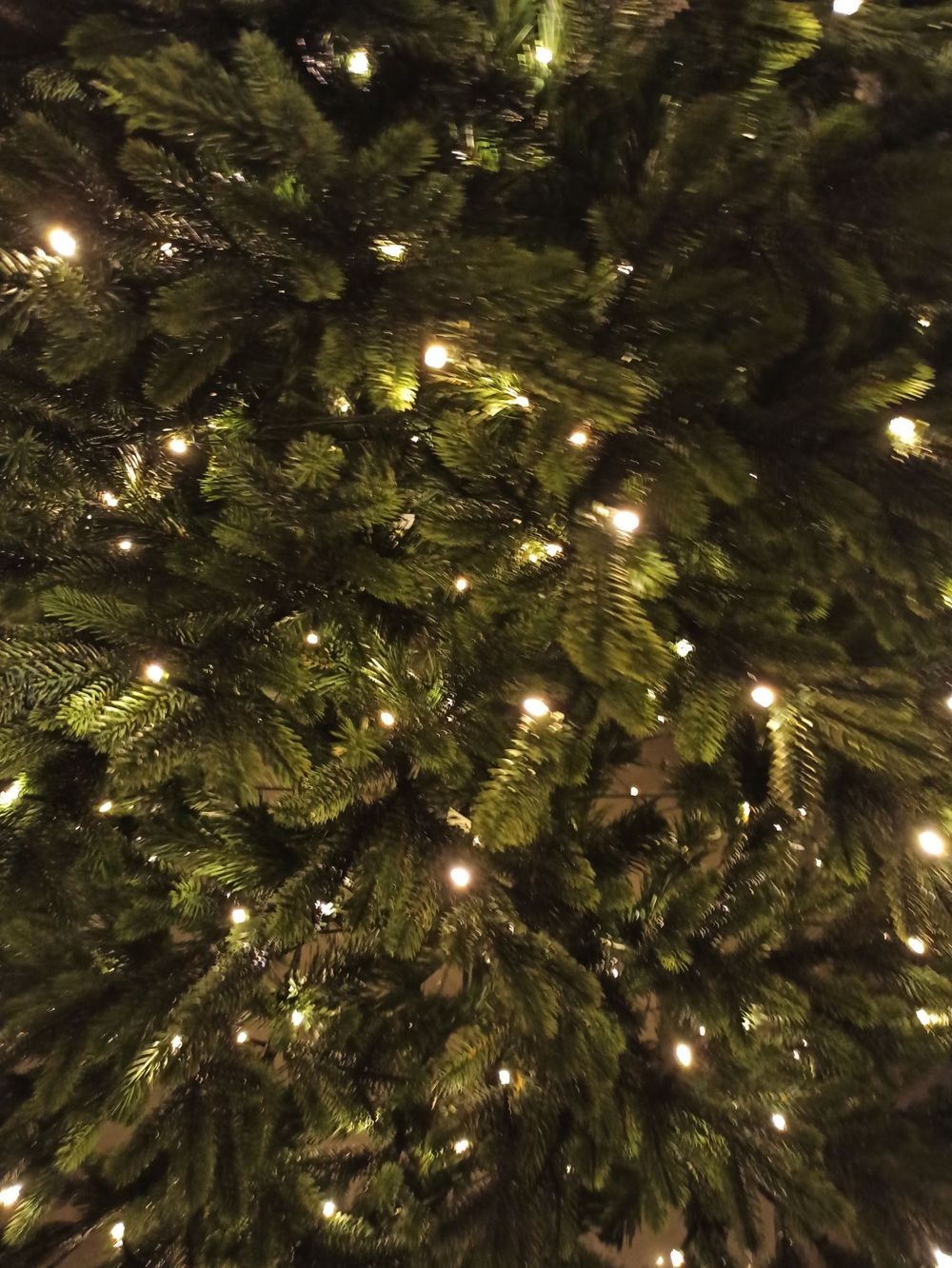 Елка с гирляндой 2в1 «Венецианская» (Литая+пвх) 270 см / 2,7 м